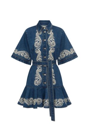 JACONES DENIM-MINIKLEID