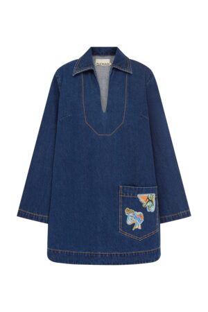 SPEEDY DENIM MINI KLEID