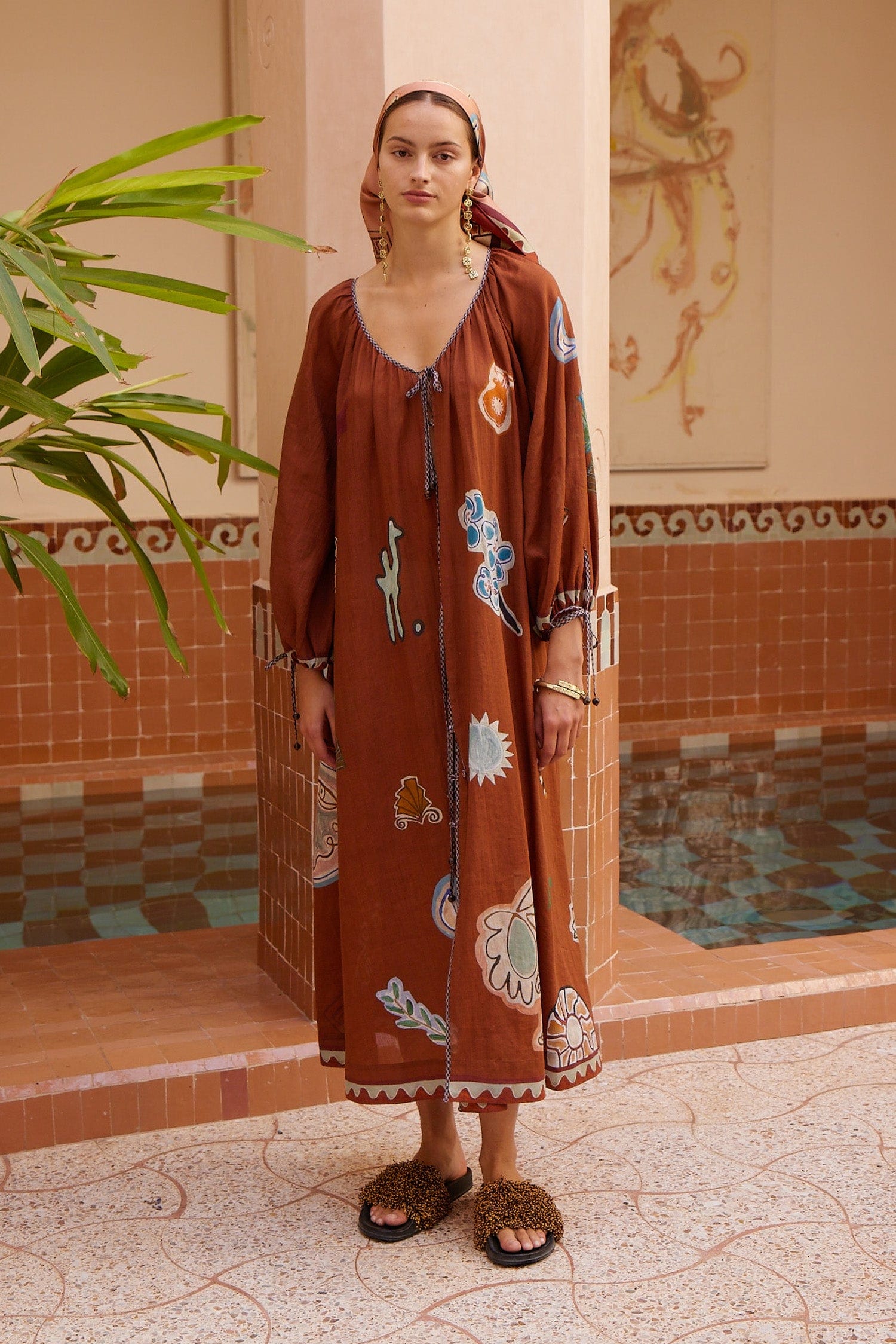 LAURENCE Hemdkleid mit Bindeband vorne - Image 2