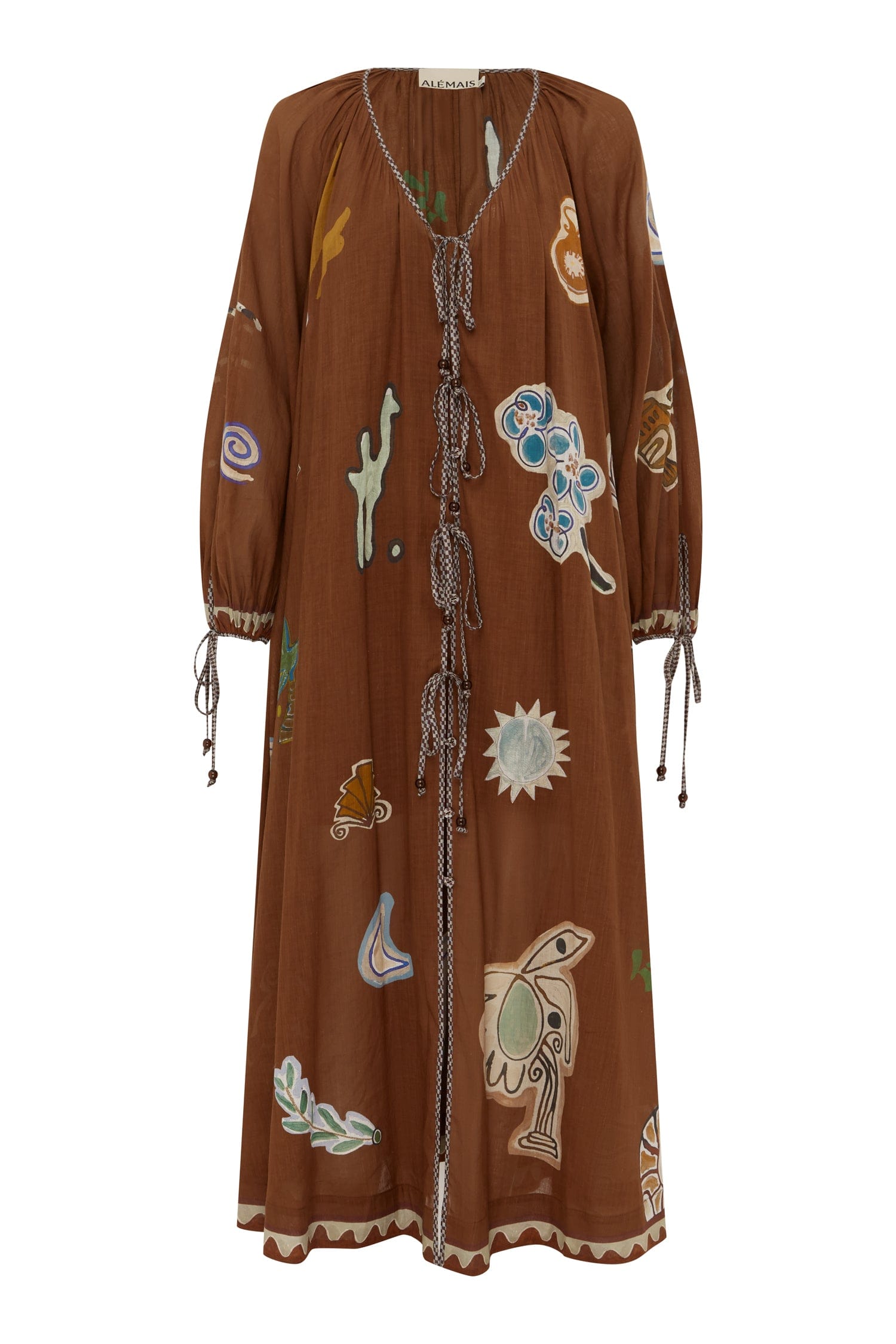 LAURENCE Hemdkleid mit Bindeband vorne