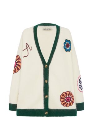 ELMA CREME-Strickjacke (exklusiv)