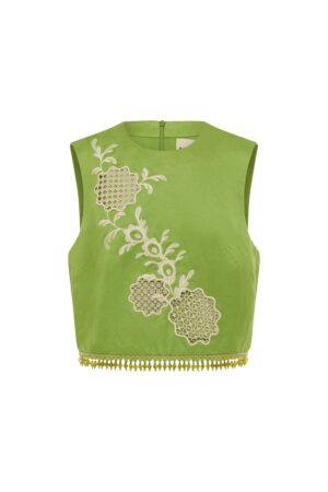 LUISA GESTICKTES TOP
