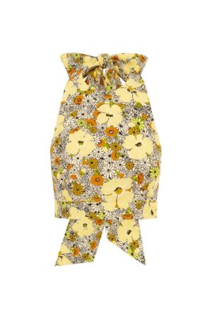 ORANGE BLOSSOM HALTER-NECK-TOP