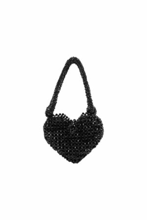 ETTA HERZTASCHE MIT PERLEN